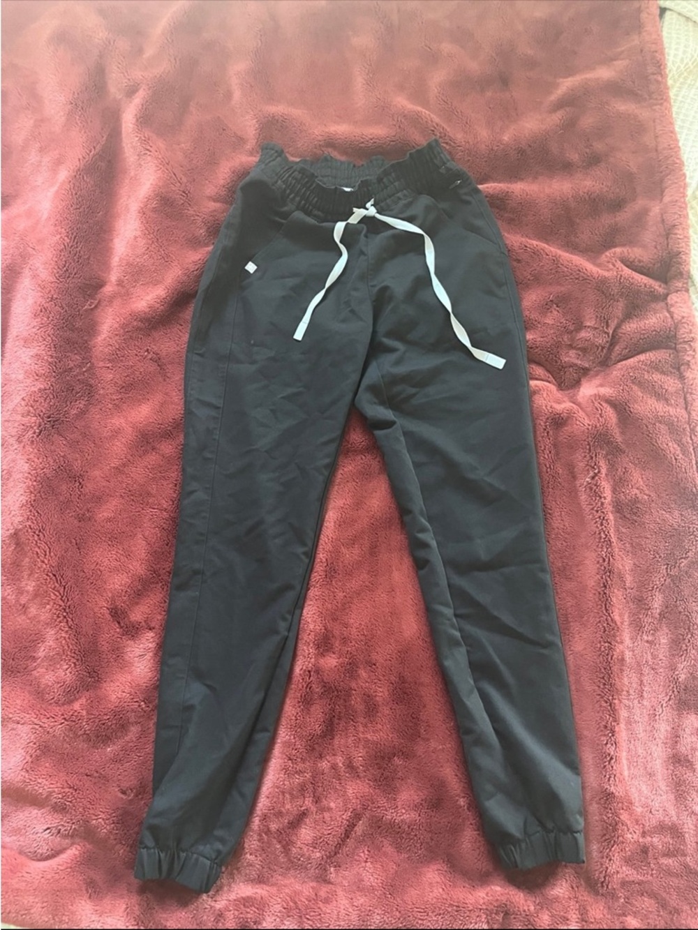 Figs Black Jogger Scrub Pants